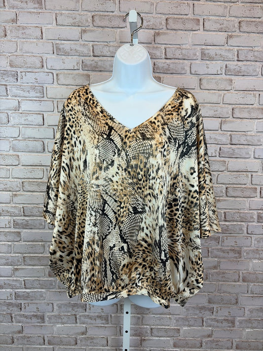 Chicos Shirt, Animal, 2, New With Tags