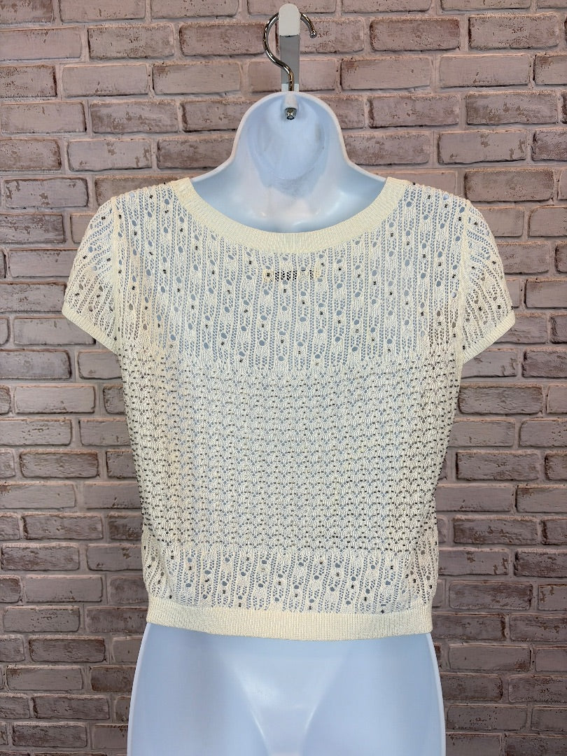 Alice + Olivia Shirt, White, Small, Used - Good