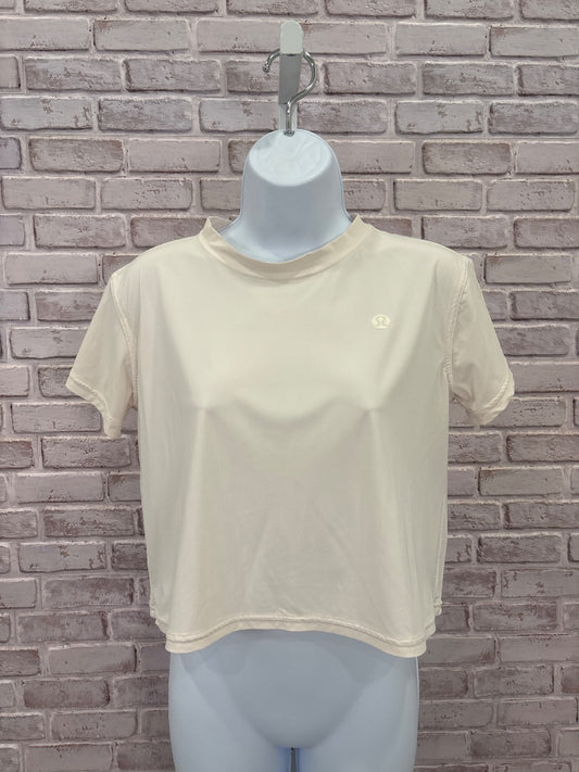 Lululemon Tee shirt, Cream, Medium, Used - Good