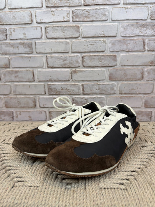 Tory Burch Sneakers, Black/brown, 10, Used - Excellent