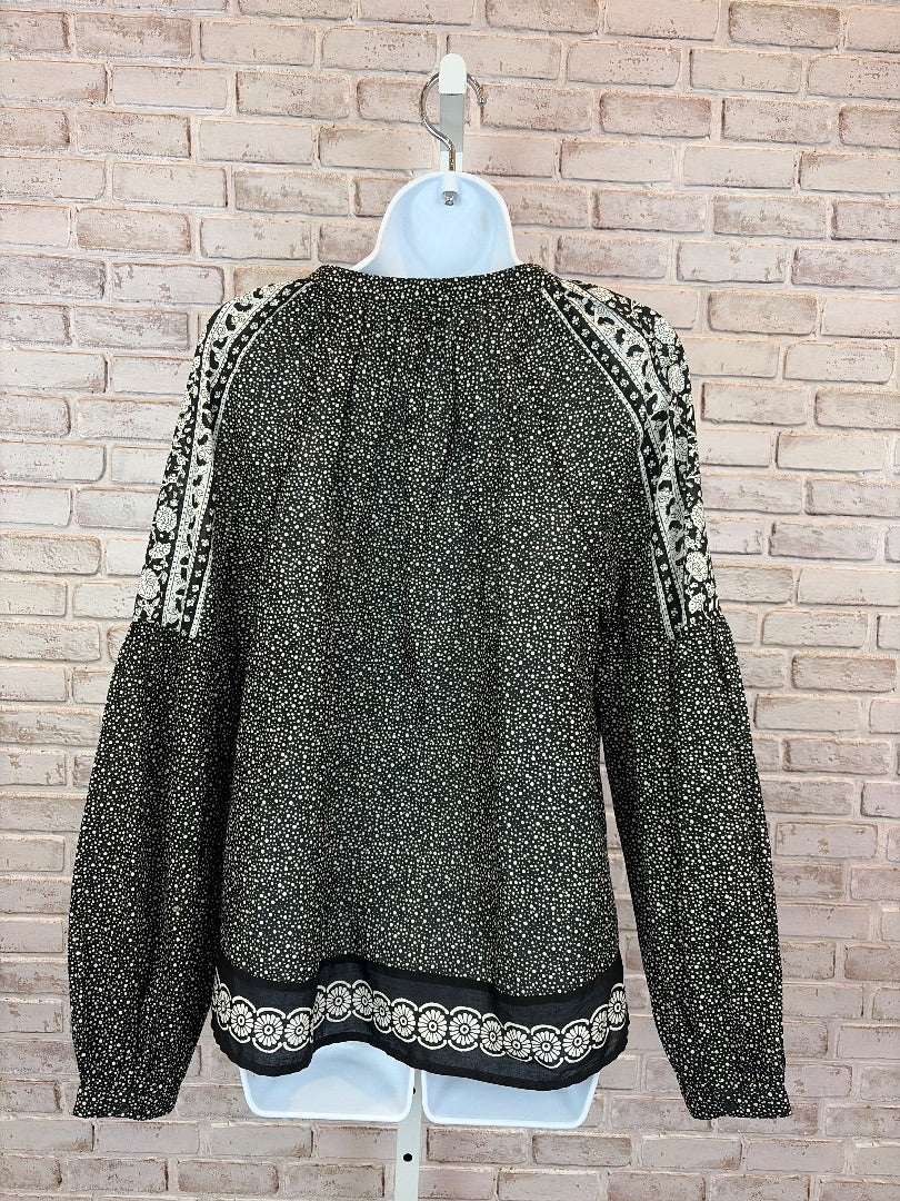 Lucky Brand Shirt, Black/white, Small, Used - Good