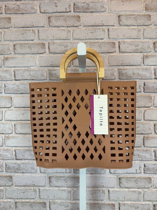Teplite Bag - Handbag – Teplite Handbag, Tan, One Size, New With Tags
