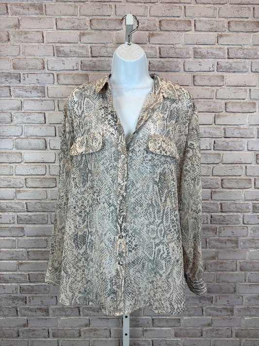 Chicos Shirt, Animal, 3, Used - Good