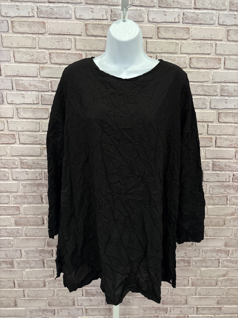 Comfy USA Tunic, Black, Small, Used - Good