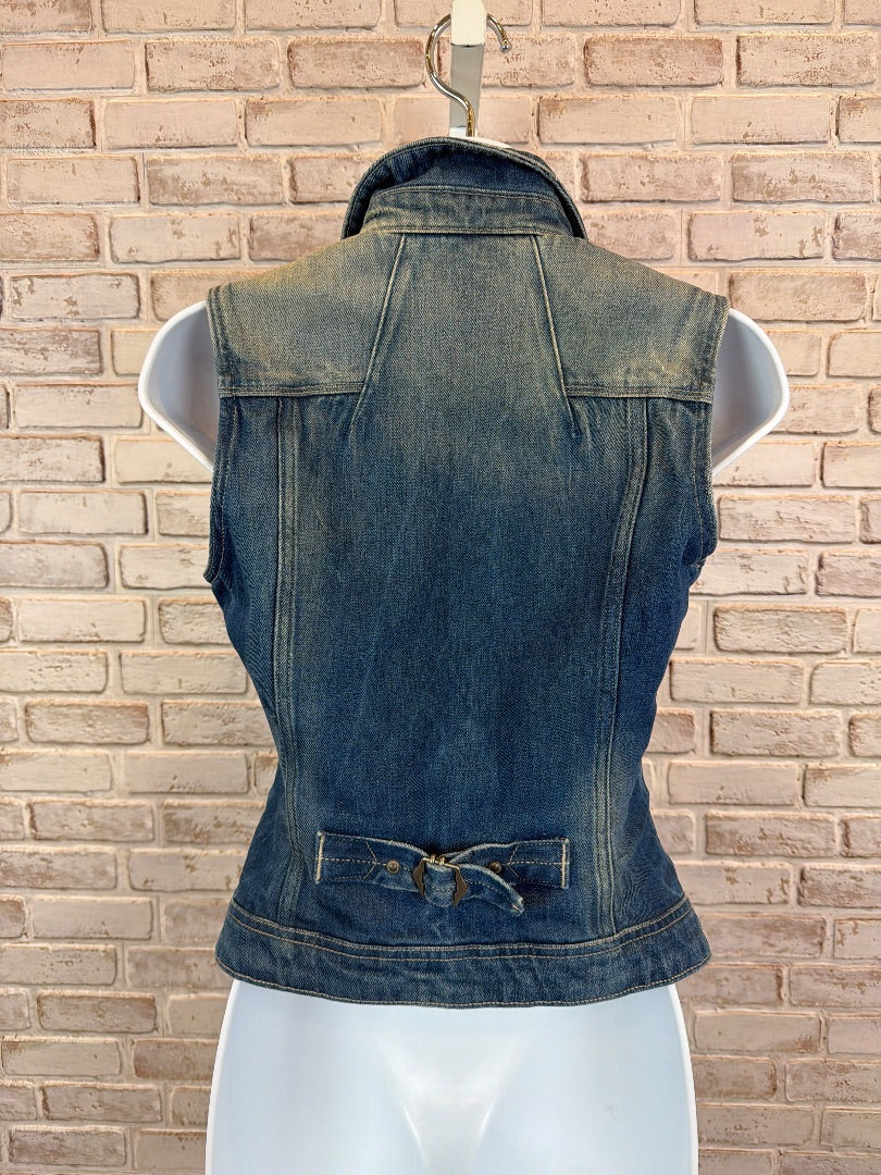G Star Vest, Denim, XS, Used - Excellent