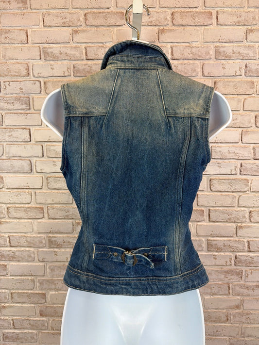G Star Vest, Denim, XS, Used - Excellent