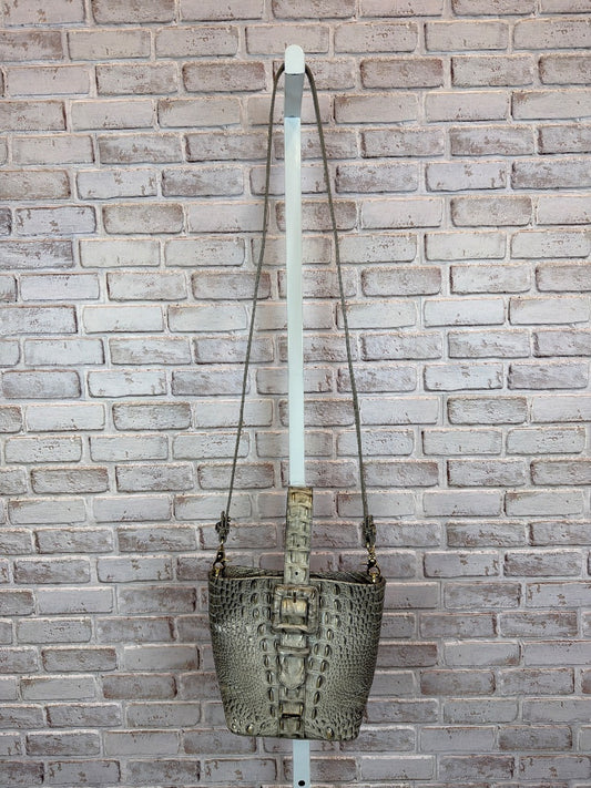Brahmin Melbourne Bucket Bag, Greige, One Size, Used - Excellent