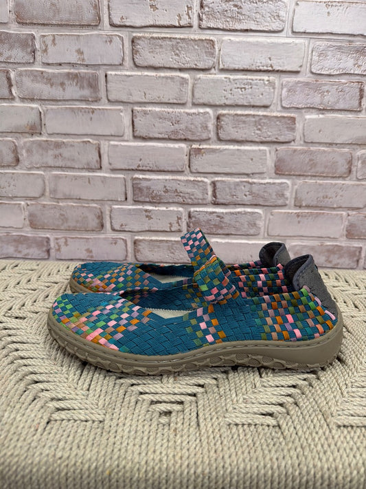Corkys Flats, teal multi, 10, Used - Good