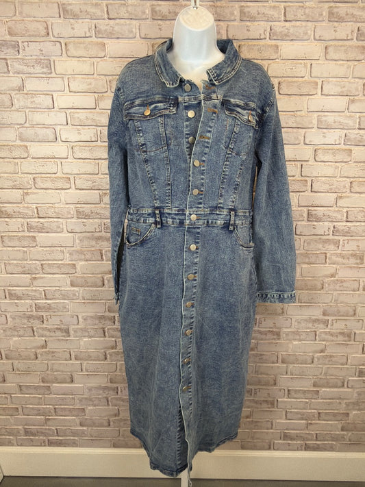 Andthewhy Dress, Denim, XL, Used - Excellent