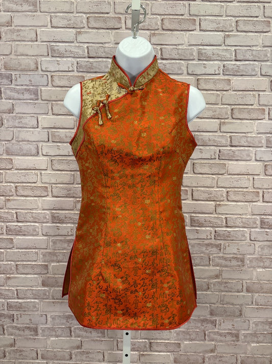 Various Shirt, Orange multi, Medium, Used - Good