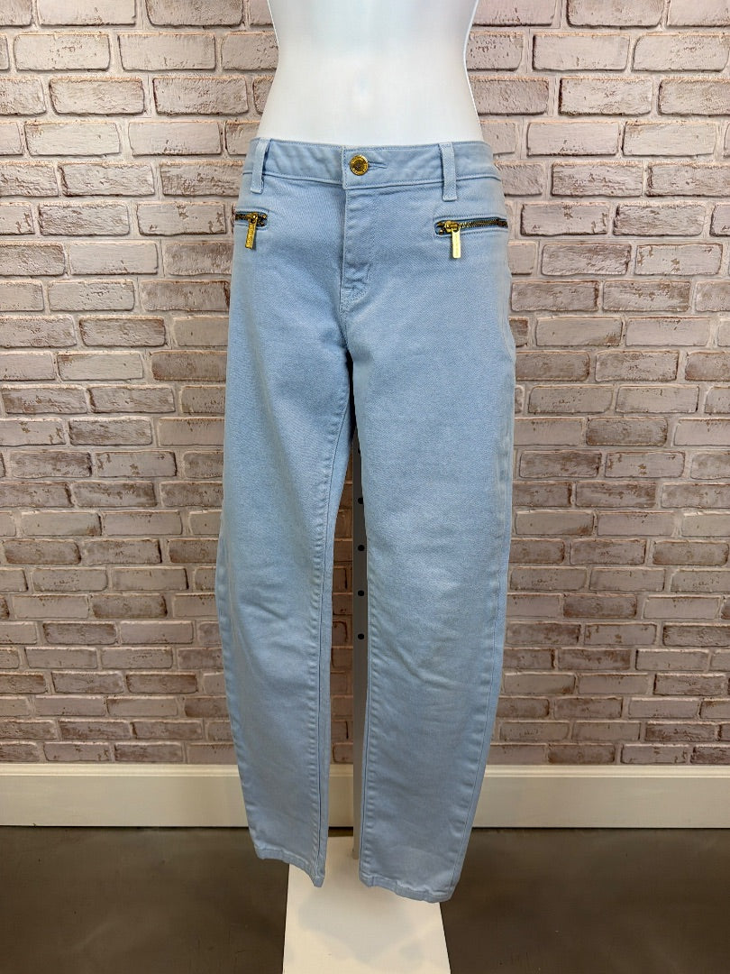 Michael Kors Izzy Skinny Pants, Blue, 10, Used - Good