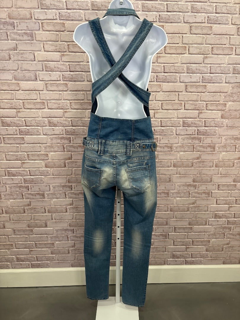Enter fashion Jumpsuit, Denim, XL, Used - Good