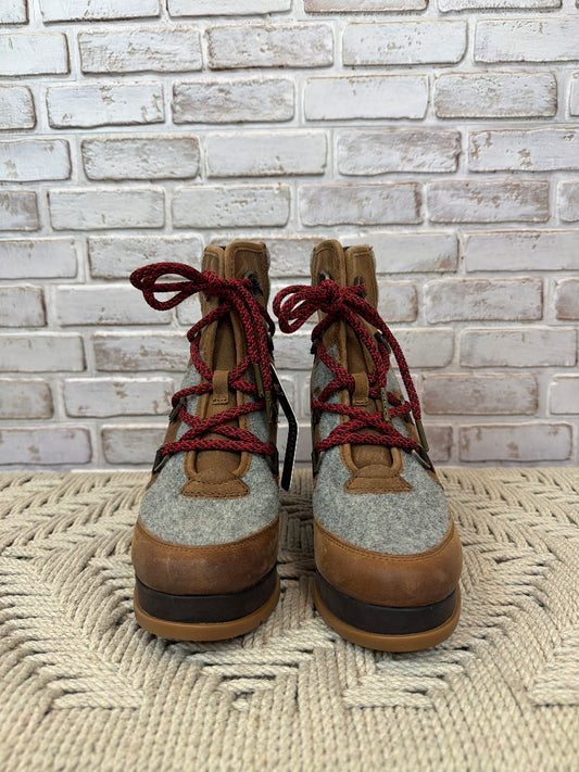 Sorel Blake Lace Heel Booties, Tan, 8.5, New With Tags