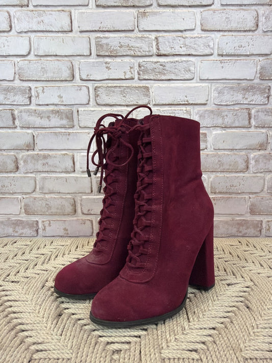 Carlos Boots, Maroon, 6, Used - Good
