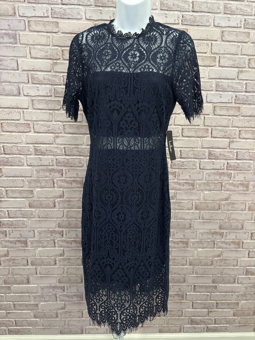 Lulus Dress, Navy, Large, New With Tags