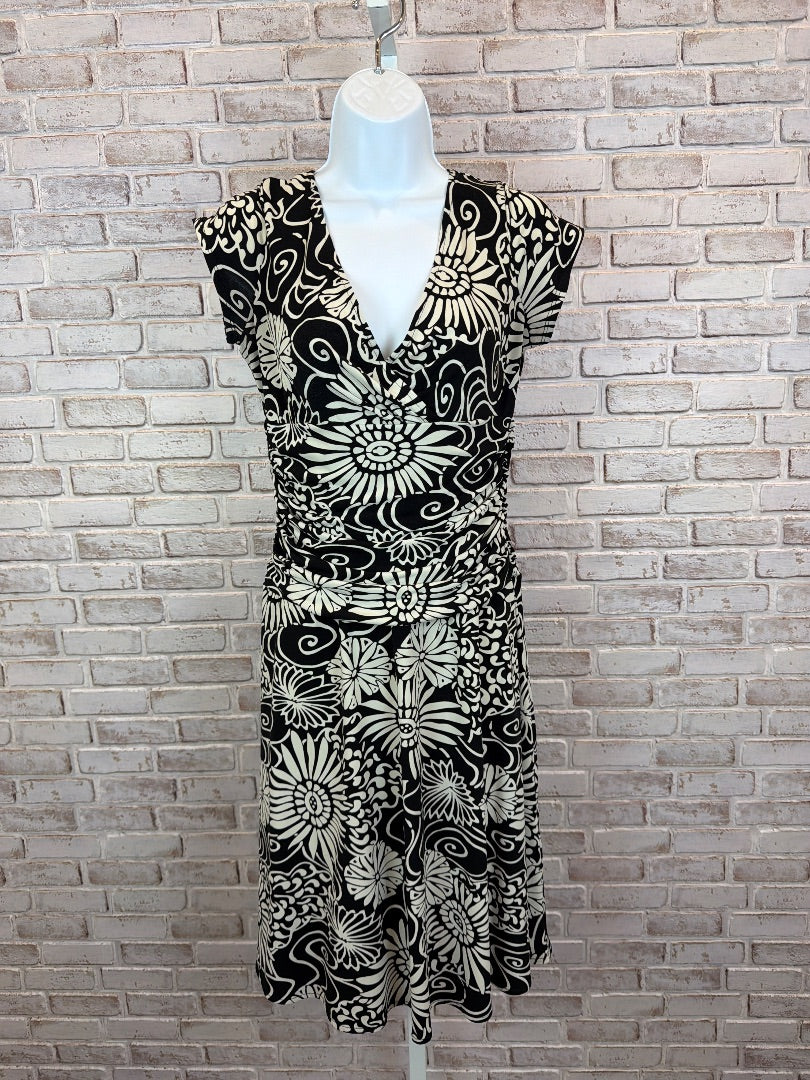 dressbarn Dress, Black/white, 8, Used - Good