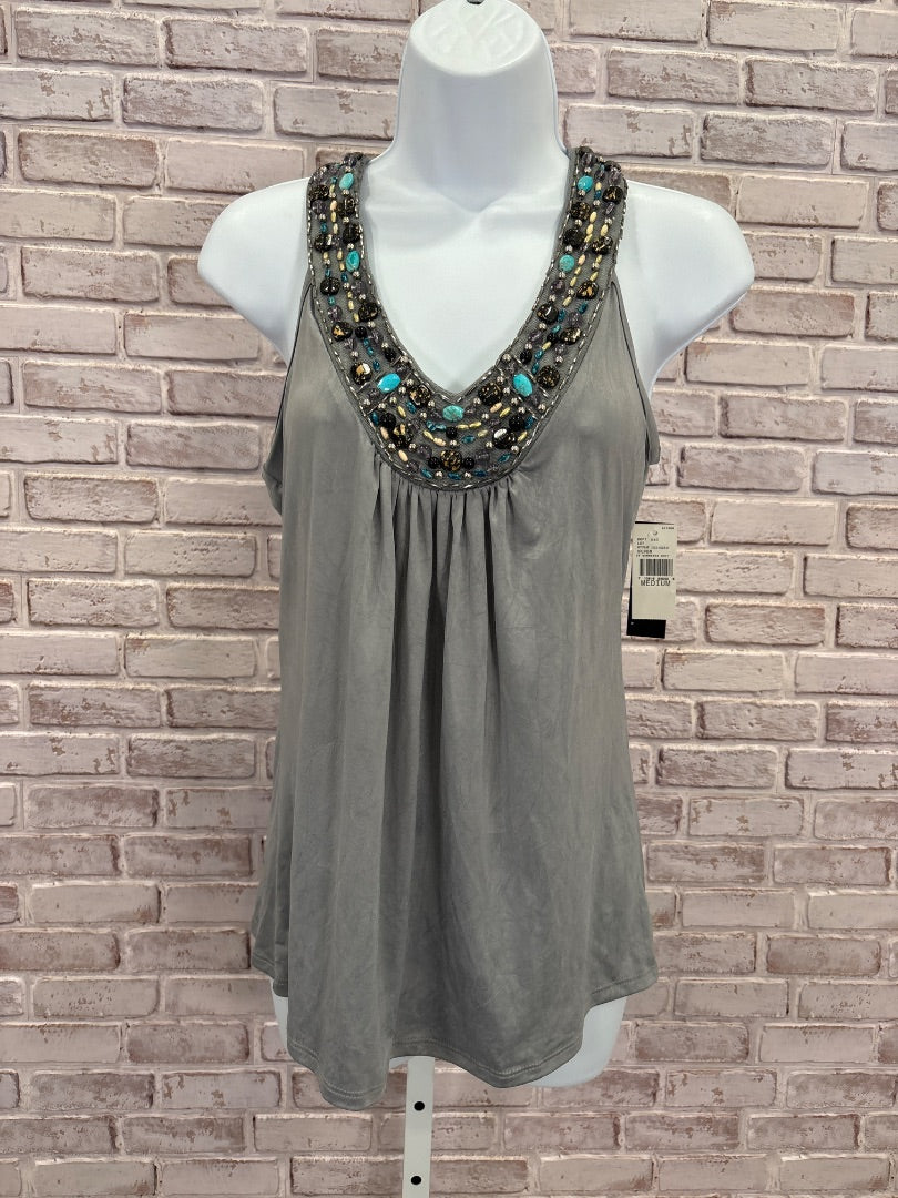 B Wear Tank top, Grey, Medium, New With Tags