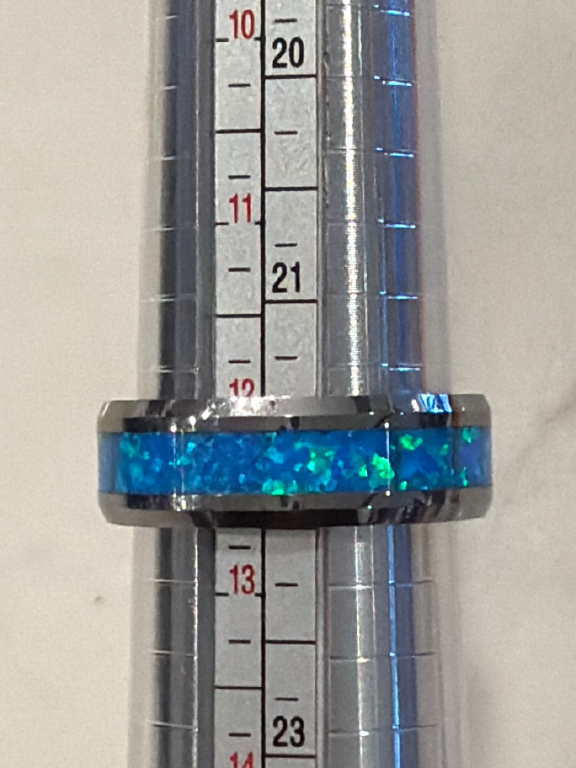 Various Ring, Silver/blue, 12, Used - Good