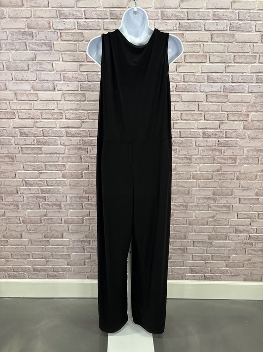 Tiana B Jumpsuit, Black, Large, New With Tags