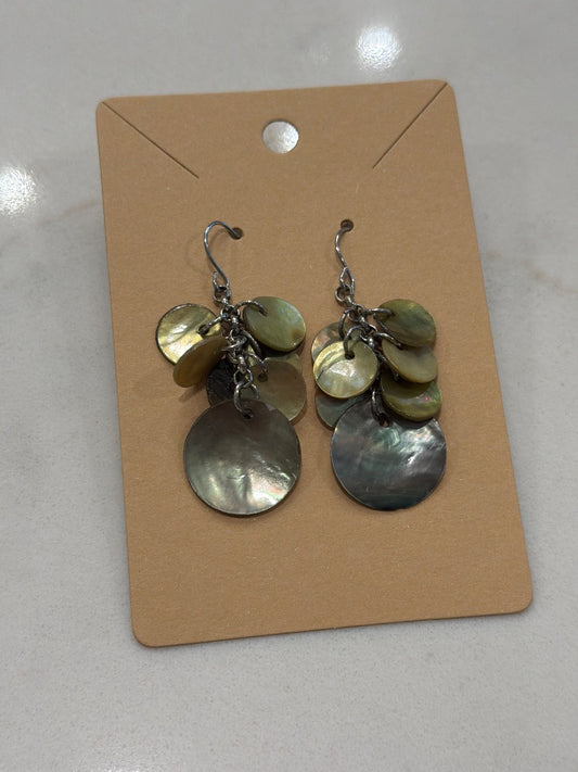 Various Earrings, Green, One Size, Used - Excellent