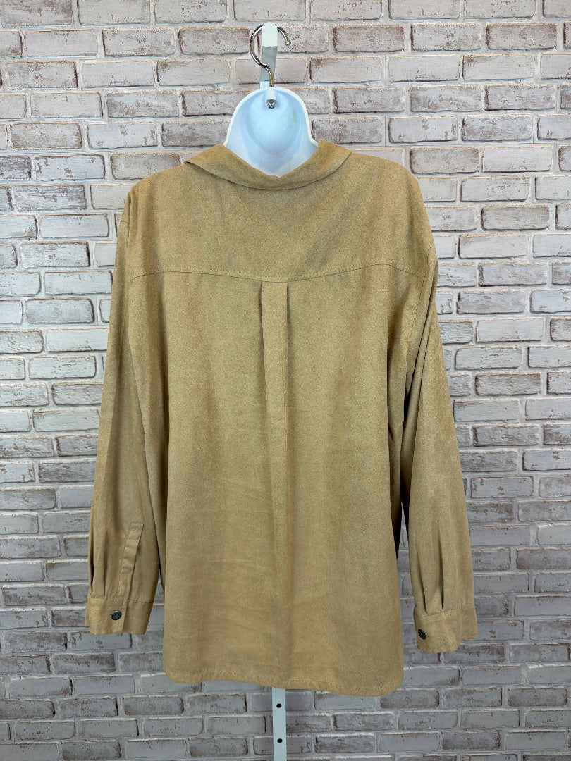 Chicos Shirt, Tan, 3, Used - Good