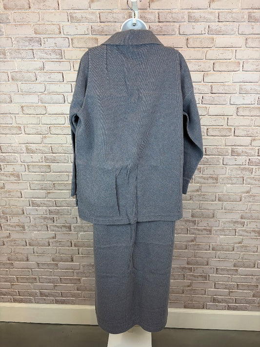 Joan Vass USA Matching Clothing Set, Purple grey, 2, Used - Excellent