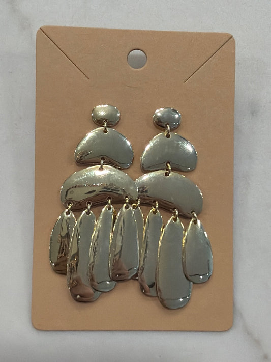 Various Earrings, Gold, One Size, Used - Excellent