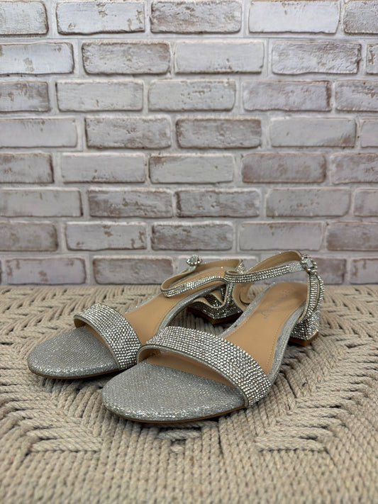 Copper Key Heels, Silver, 8, Used - Excellent