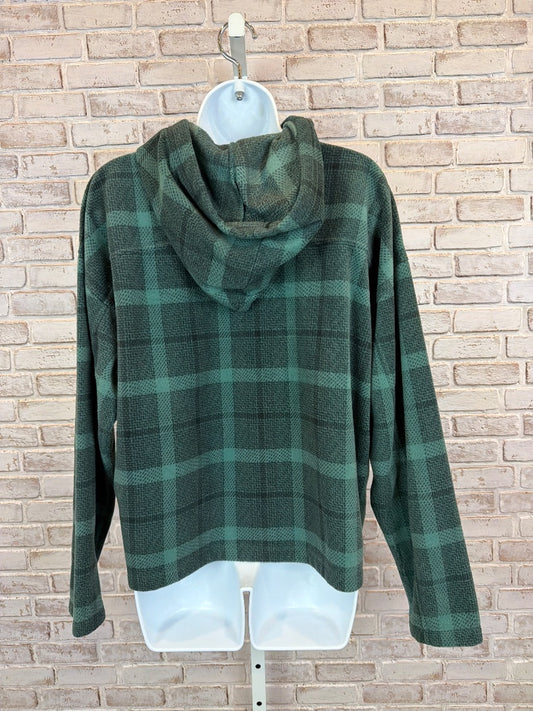 Oneil Sweatshirt, Green plaid, Medium, Used - Excellent