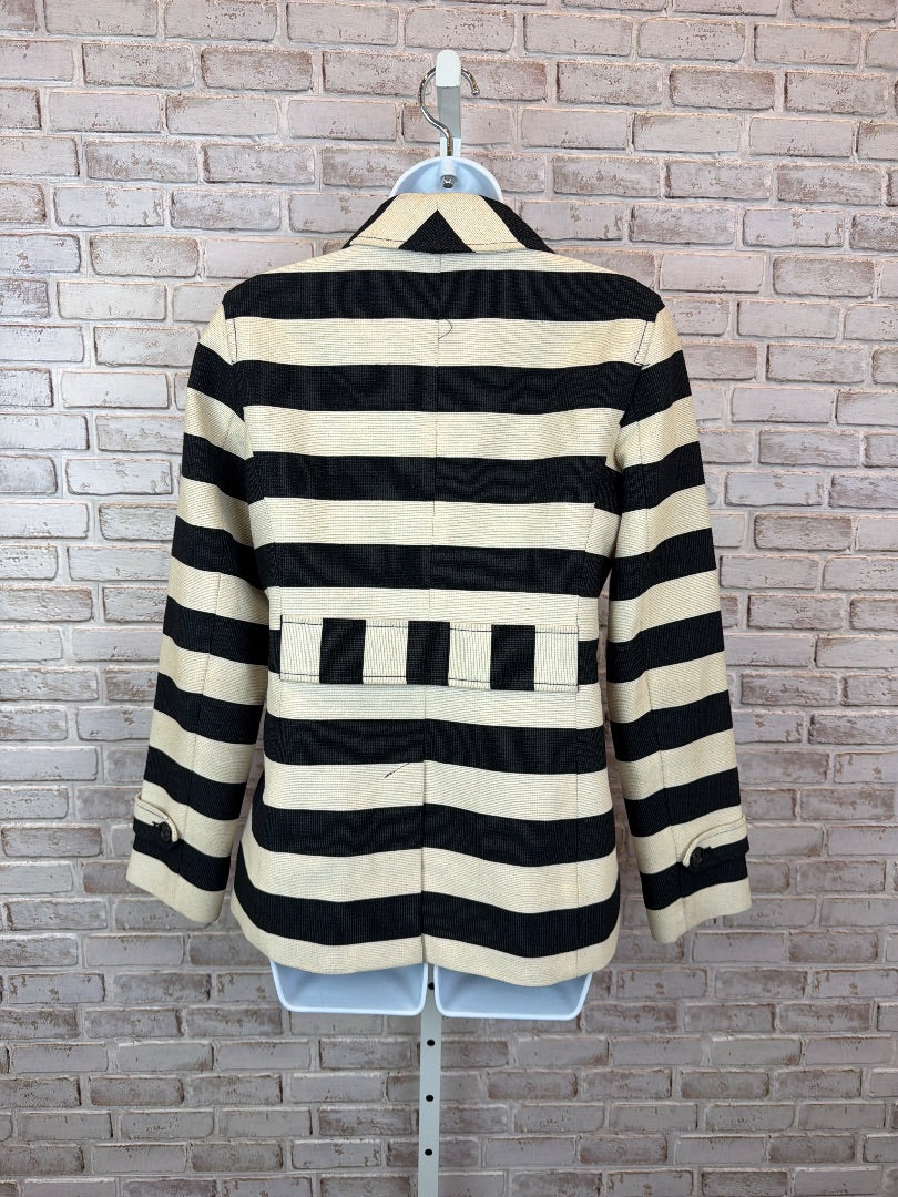 Loft Jacket, navy/cream stripes, Small, Used - Good