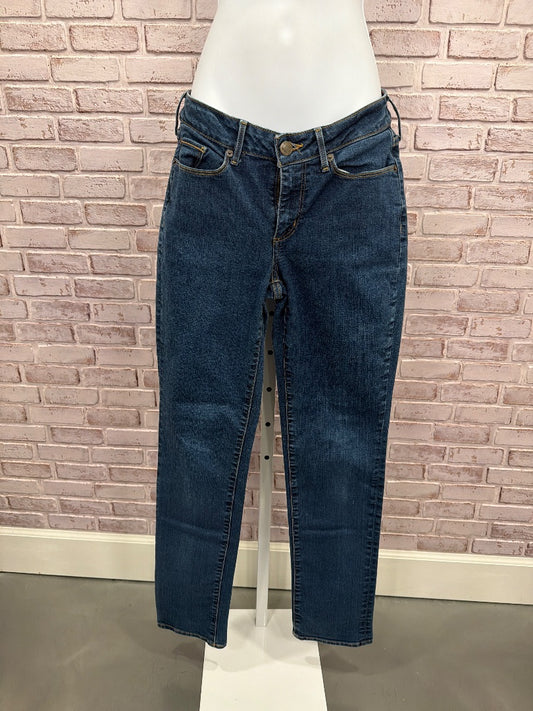Eddie Bauer Curvy Straight Jeans, Denim, 2, Used - Good