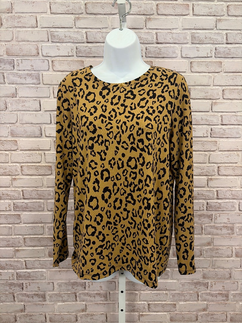 Chicos Shirt, Animal, 1, Used - Good