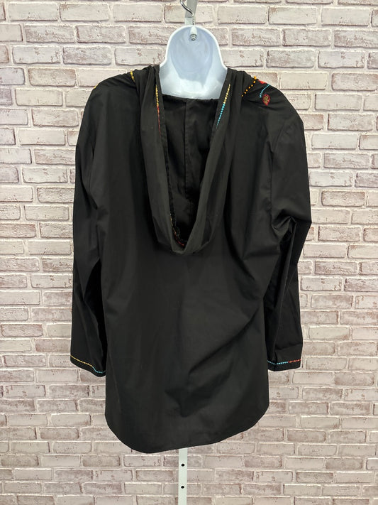 Anne Carson Shirt, Black multi, XL, Used - Good