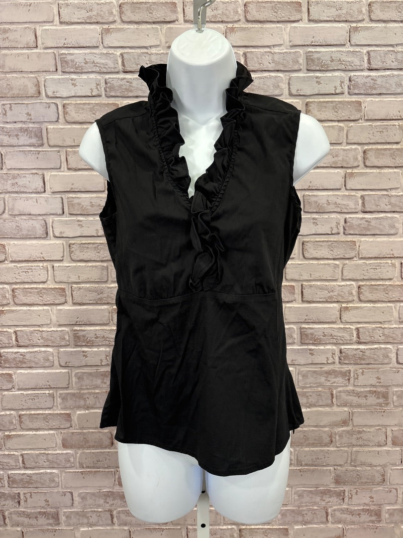 Saks Fifth Avenue Black Label Shirt, Black, 4, Used - Good