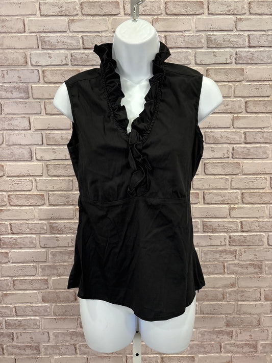 Saks Fifth Avenue Black Label Shirt, Black, 4, Used - Good