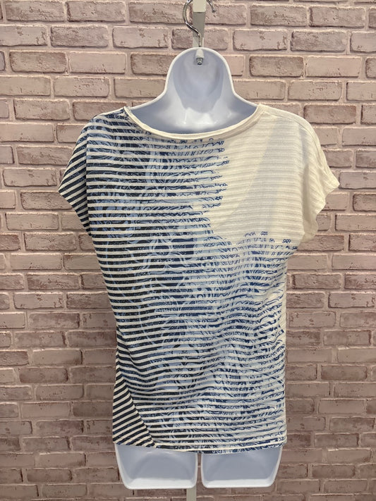 Westport Tee shirt, White/blue, XS, Used - Good