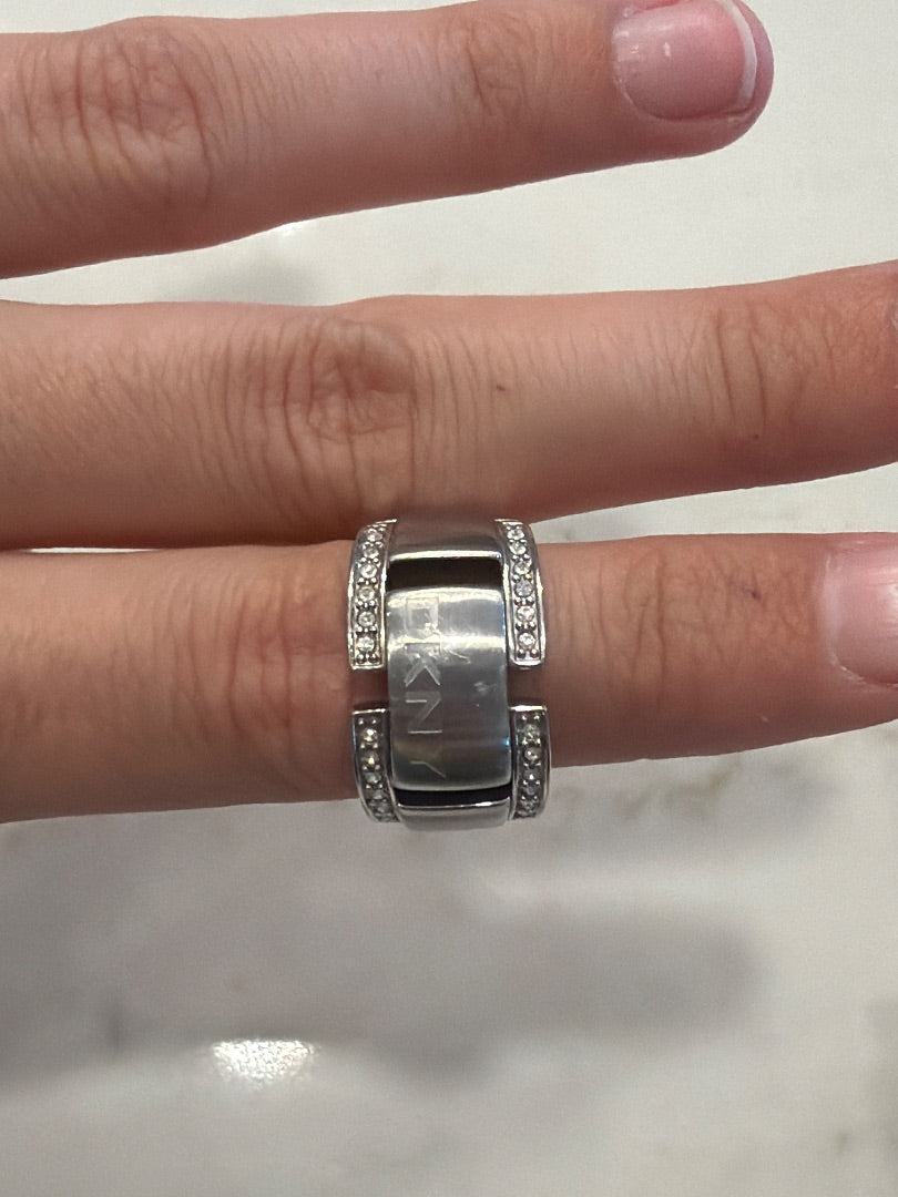 DKNY Ring, Silver, 5, Used - Good