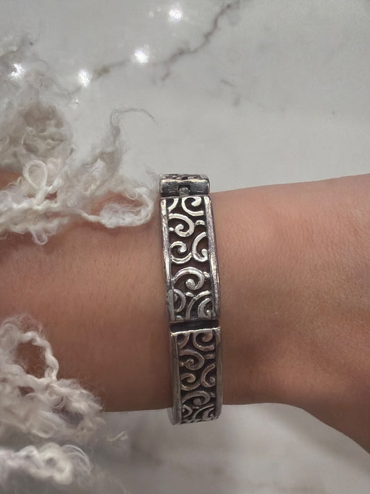 Brighton Bracelet, Silver, One Size, Used - Good