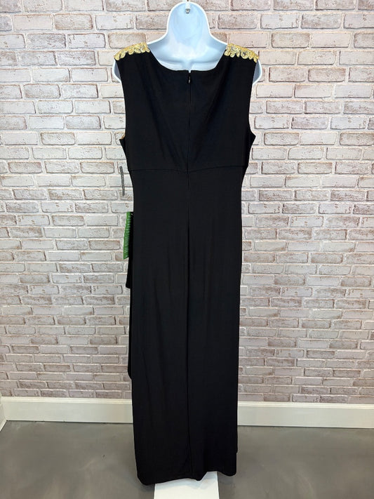 SLNY Dress, Black/gold, 14, New With Tags