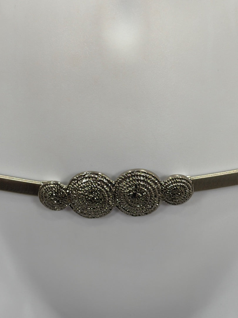 Various Belt, Silver, One Size, Used - Good