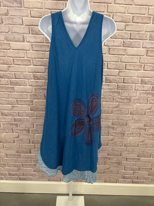 Big Color Dress, Blue, One Size, New With Tags