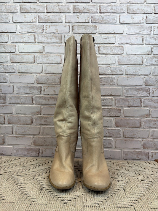 Aldo Boots, Cream, 8.5, Used - Good