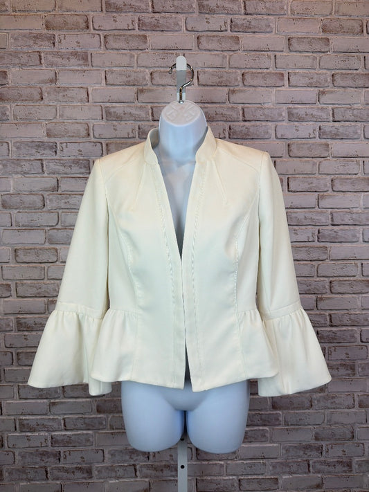 White House Black Market Blazer, White, 4, Used - Good