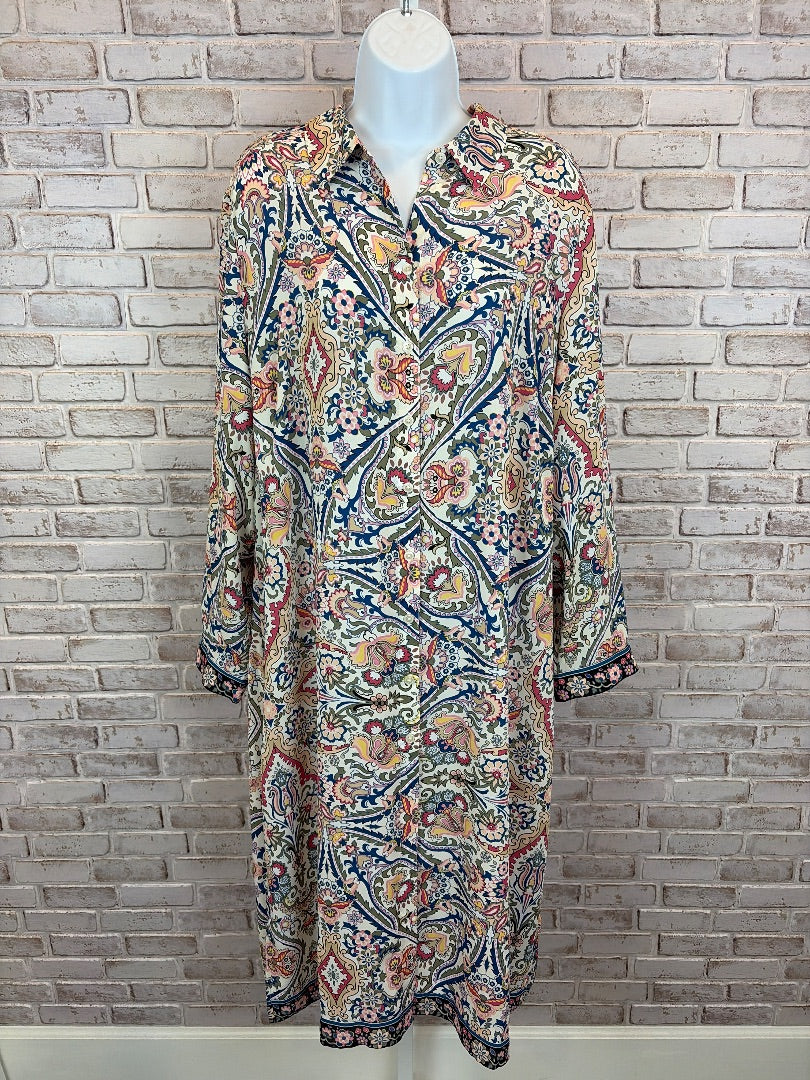 Chicos Dress, Multi, 16/18, Used - Excellent