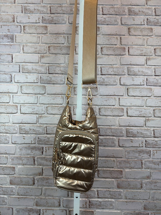 Wanderfull Crossbody, Gold, One Size, Used - Excellent