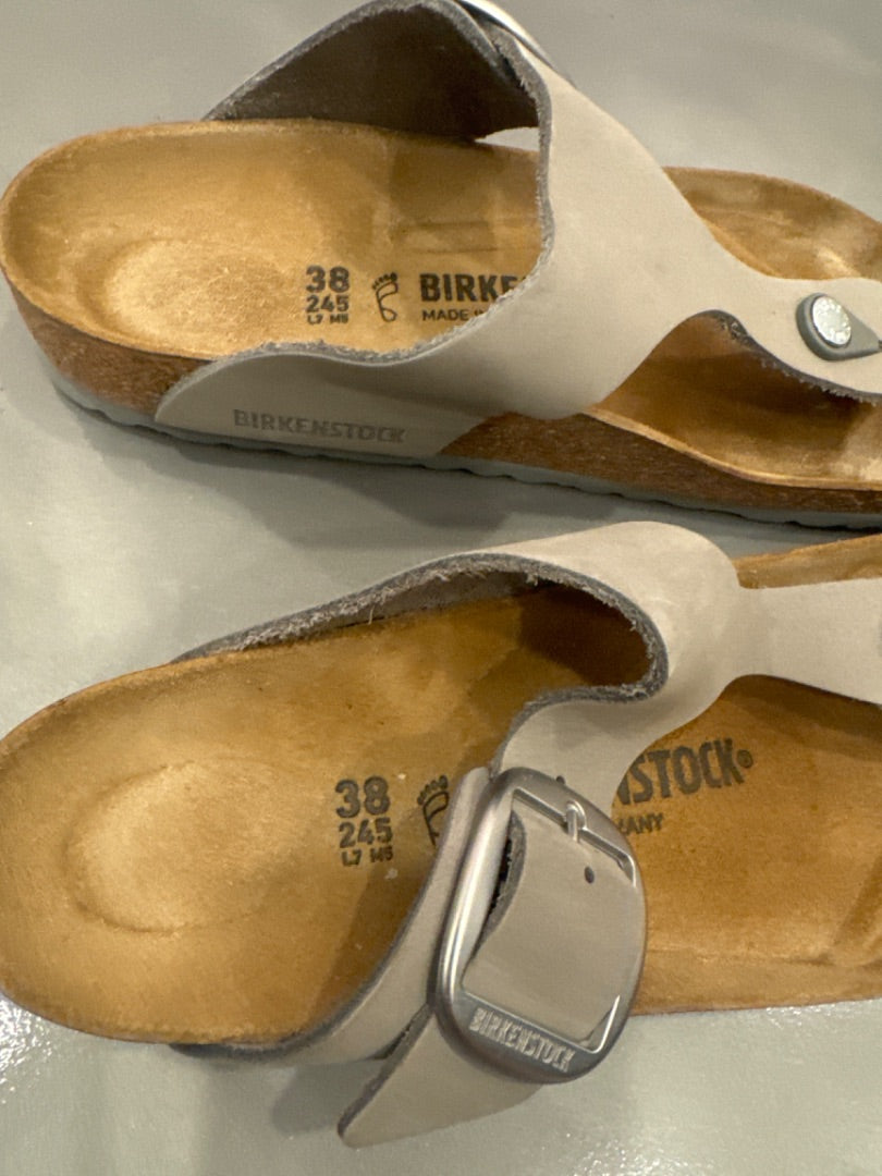 Birkenstock sandals, Taupe, 38, Used - Excellent