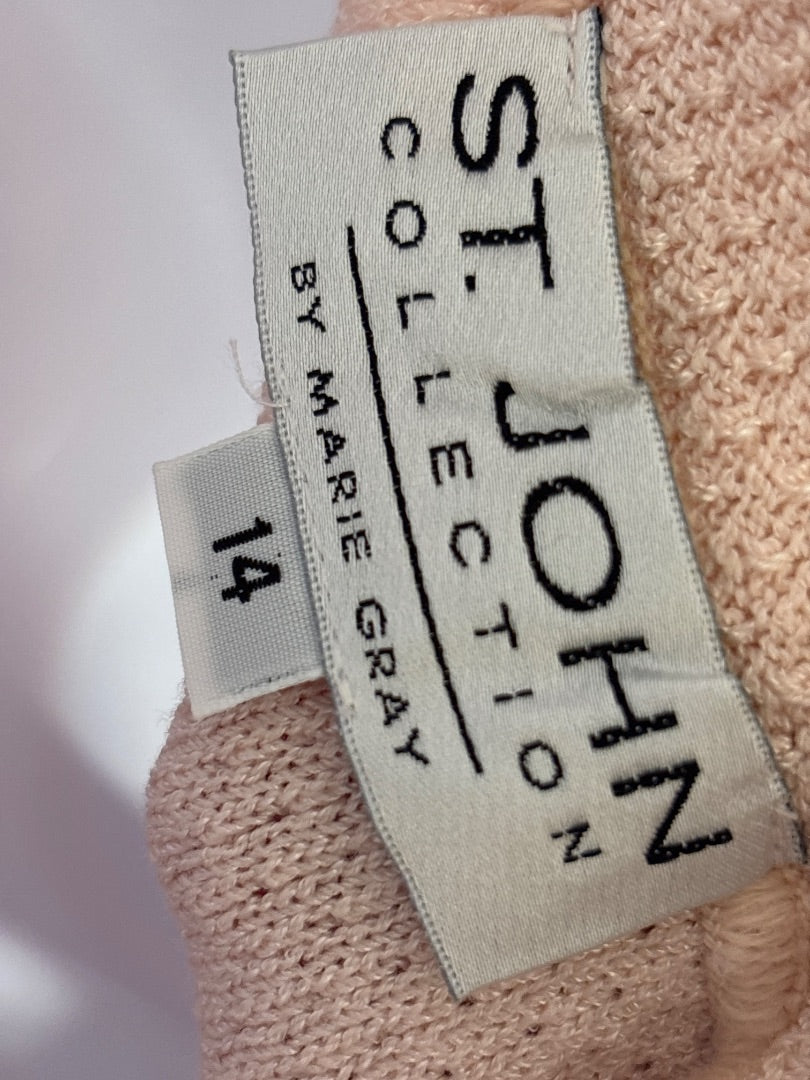 St John Blazer and skirt, Pale pink, 14, Used - Good