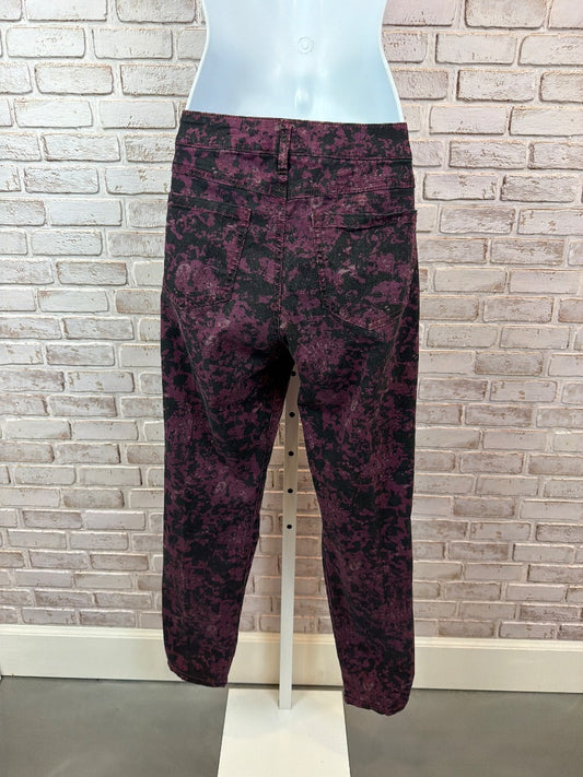 Cabi Jeans, Purple/black, 8, Used - Excellent