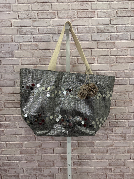 Various large tote, Silver, One Size, Used - Excellent