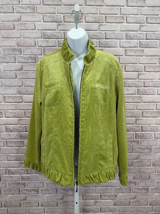 Chicos Jacket, Green, Small, Used - Good